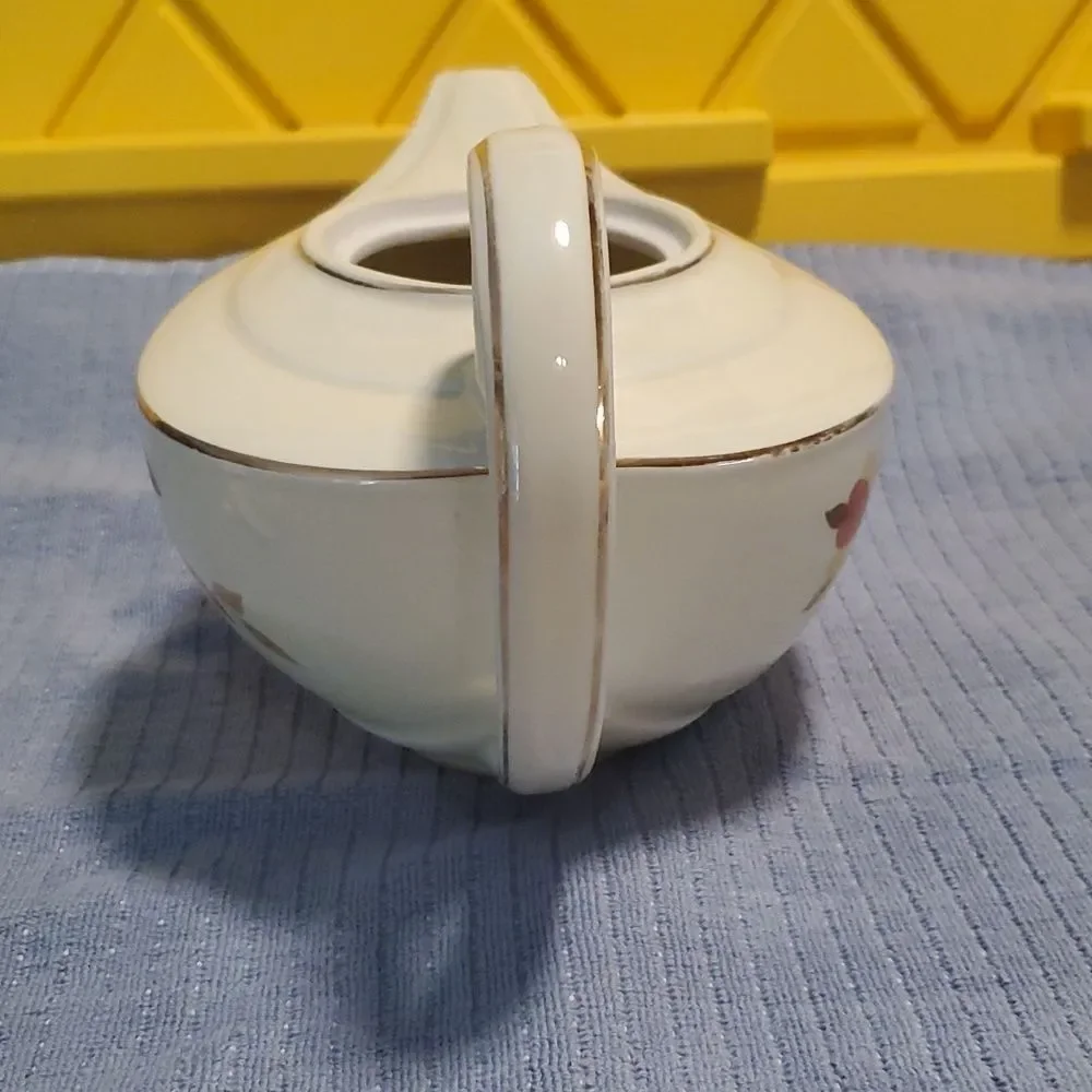 VTG Hall Jewel Tea Autumn Leaf Aladdin Teapot & Lid Mary Dunbar MCM